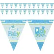 baner flagi welcome baby boy diy blekitny amscan 4 m