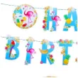 baner flamingi hawajskie happy birthday partypal 300 cm