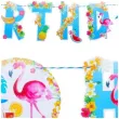 baner flamingi hawajskie happy birthday partypal 300 cm