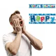 baner foliowy happy birthday niebieski godan 180 cm