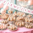 baner girlanda papierowa bobo girl dziewczynka dekoracja do powieszenia na baby shower 2 m