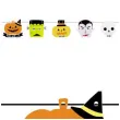 baner halloweenowe potwory partypal 200 cm