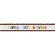baner happy 40th birthday 12 6 x 270 cm 1 szt