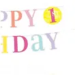 baner happy birthday cyfra 1 pastelowy mix unique 182 cm