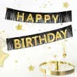 baner happy birthday fredzle czarno zloty partypal 200 x 18 cm