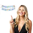 baner happy birthday jednorozce niebieski partypal 300 x 13 cm