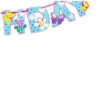 baner happy birthday jednorozce niebieski partypal 300 x 13 cm