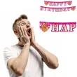 baner happy birthday konie rozowy procos 2 m