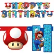 baner happy birthday super mario amscan 190 cm
