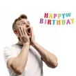 baner happy birthday wstazka mix godan 160 x 14 cm