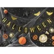 baner happy halloween czarno zloty partypal 250cm