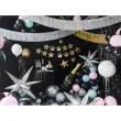 baner happy new year gwiazdki zloty partydeco 290 x 17 cm