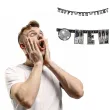 baner happy new year srebrny unique 152 cm