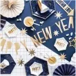 baner happy new year zloty partydeco 90 cm