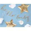 baner hello baby partydeco zloty 70 cm