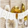 baner just married partydeco bialy 155 cm