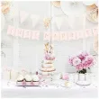 baner just married partydeco rozowy 155 cm
