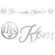 baner komunia swieta srebrny partypal 150 cm