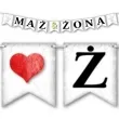 baner maz zona serce 130 cm