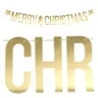 baner merry christmas zloty partydeco 150 cm