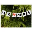 baner mr mrs serce dekoracjepolska 100 cm