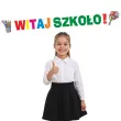 baner na rozpoczecie roku szkolnego witaj szkolo mix kolor 2 5m