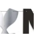 baner nowy rok 2025 metalic srebrno czarny 220 cm