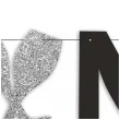 baner nowy rok 2025 z brokatem srebrno czarny 220 cm