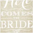 baner panna mloda here comes the bride partydeco