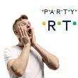 baner party z pomponami amscan 190 cm