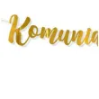 baner pierwsza komunia swieta zloty dekoracjepolska 210 cm
