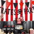 baner pirates party piraci czarny partydeco 100 cm