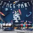 baner space party kosmos srebrny partydeco 96 cm