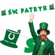 baner sw patryk z kapeluszem zielony 2 2 m