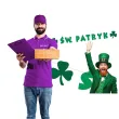 baner sw patryk z koniczynka zielony 2 2 m