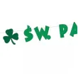 baner sw patryk z koniczynka zielony 2 2 m