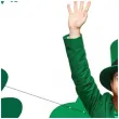 baner sw patryk z koniczynka zielony 2 2 m