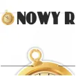 baner szampanski nowy rok 2025 zloto czarny 2 3 m