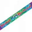baner tasma urodziny 60 happy 60 birthday teczowy amscan 365 cm