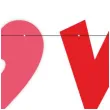 baner walentynki czerwono rozowy 2 2 m