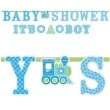 baner welcome little one amscan niebieski zestaw