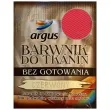 barwnik do tkanin bez gotowania czerwony argus 15 g