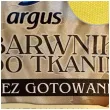 barwnik do tkanin bez gotowania zolty cytrynowy argus 15 g