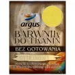 barwnik do tkanin bez gotowania zolty cytrynowy argus 15 g