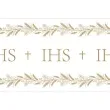 bieznik komunia swieta ihs zloty partydeco 500 x 40 cm
