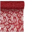 bieznik koronkowy czerwony poliester santex 500 x 28 cm
