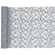 bieznik koronkowy srebrny poliester santex 500 x 28 cm