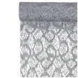 bieznik koronkowy srebrny poliester santex 500 x 28 cm