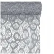 bieznik koronkowy srebrny poliester santex 500 x 28 cm