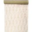 bieznik koronkowy zloty lurex santex 500 x 28 cm